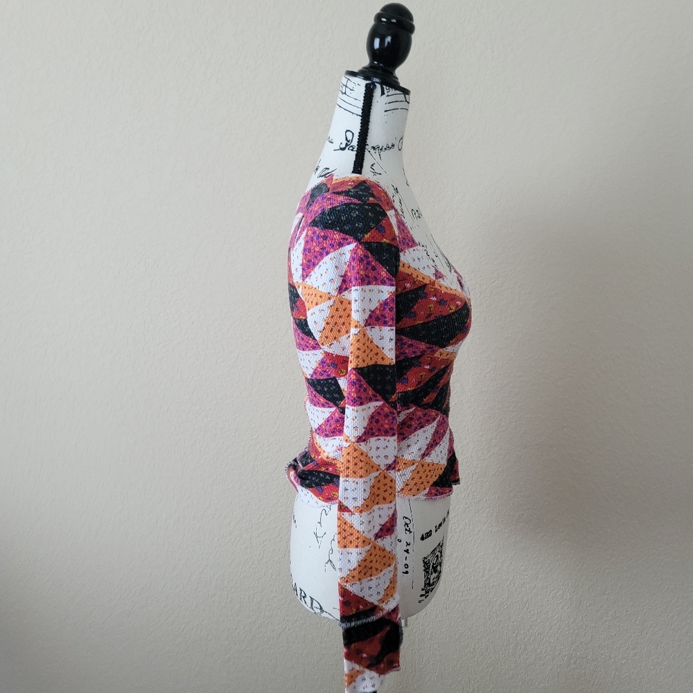 Free People Intimately, Cropped Patchwork Thermal… - image 4